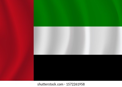 United Arab Emirates Flag background