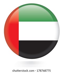 United Arab Emirates flag button