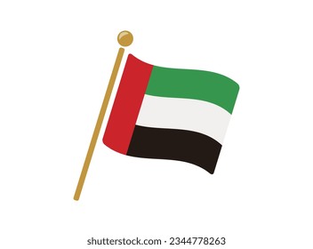 Icono de la bandera de los Emiratos Árabes Unidos
