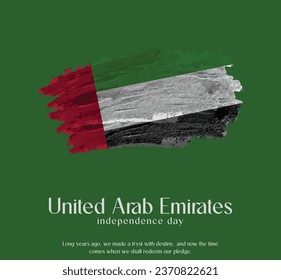 United Arab Emirates Flag Made of Glitter Sparkle Brush Paint Vector, Celebrating United Arab Emirates Independence Day. svg