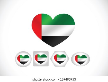 the United Arab Emirates flag themes  svg