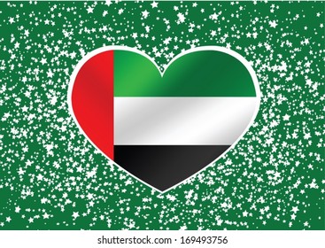 the United Arab Emirates flag themes  svg