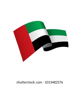 United Arab Emirates flag, vector illustration