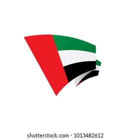 United Arab Emirates flag, vector illustration
