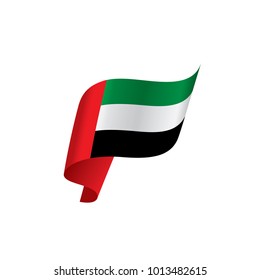 United Arab Emirates flag, vector illustration