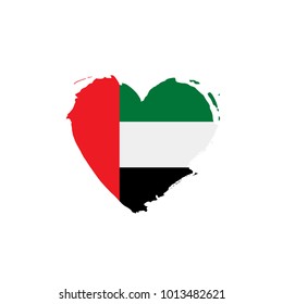 United Arab Emirates flag, vector illustration