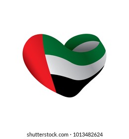 United Arab Emirates flag, vector illustration