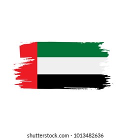 United Arab Emirates flag, vector illustration