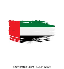 United Arab Emirates flag, vector illustration