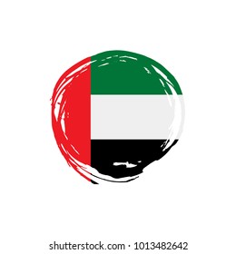 United Arab Emirates flag, vector illustration