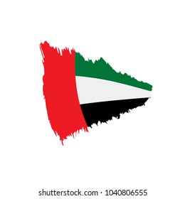 United Arab Emirates flag, vector illustration