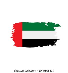 United Arab Emirates flag, vector illustration