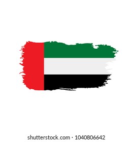 United Arab Emirates flag, vector illustration