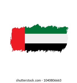 United Arab Emirates flag, vector illustration