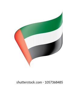 United Arab Emirates flag, vector illustration