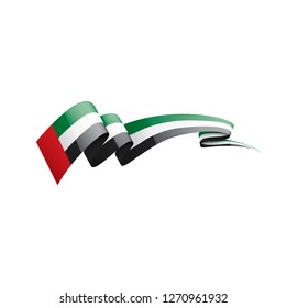 United Arab Emirates flag, vector illustration on a white background