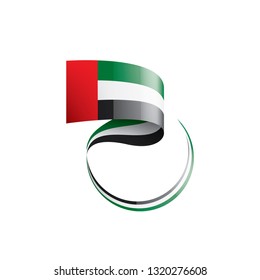United Arab Emirates flag, vector illustration on a white background