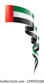 United Arab Emirates flag, vector illustration on a white background