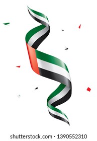 United Arab Emirates flag, vector illustration on a white background