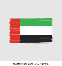 United Arab Emirates Flag Vector. National Flag