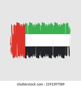United Arab Emirates Flag Vector. National Flag