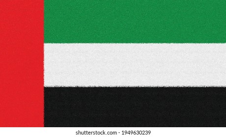 United Arab Emirates Flag Wallpapers with Sandstone Texturizer Effect