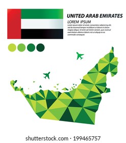 United Arab Emirates geometric concept design
