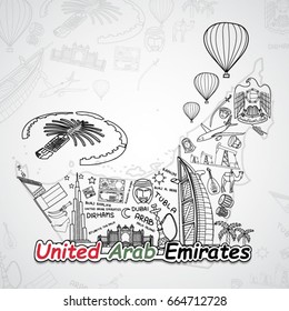 United Arab Emirates icons set.