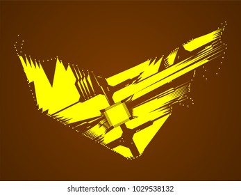 United Arab Emirates map in the form of an electronic circuit. Vector United Arab Emirates. Electronic technologies.