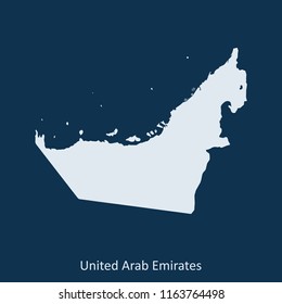 United Arab Emirates Map Isometric Green Stock Vector (Royalty Free ...