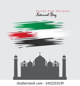 United Arab Emirates National Day, can be used for greting card, poster or banner