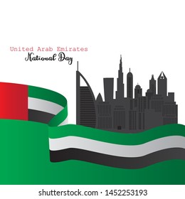 United Arab Emirates National Day, can be used for greting card, poster or banner