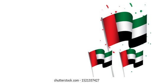 United Arab Emirates National Day Celebration Vector Template Design Illustration