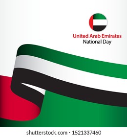 United Arab Emirates National Day Celebration Vector Template Design Illustration