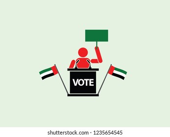 United Arab Emirates Podium Protest Speech Poll