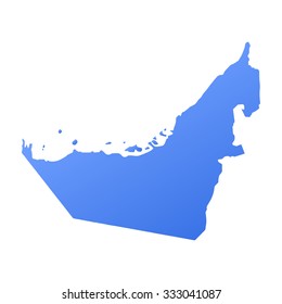 United Arab Emirates,UAE country map,border