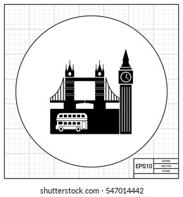 United Kingdom Capital View Icon