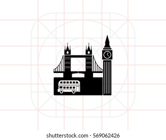 United Kingdom Capital View Icon