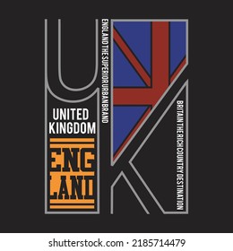 united kingdom design typography vector illustration for print