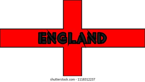 United kingdom england vector isolated flag