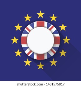 United Kingdom EU application adaptive icon illustration