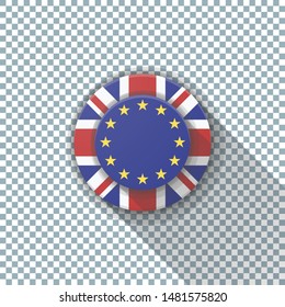United Kingdom EU application adaptive icon illustration