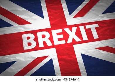 United Kingdom exit from europe relative image. Brexit named politic process. Referendum theme art