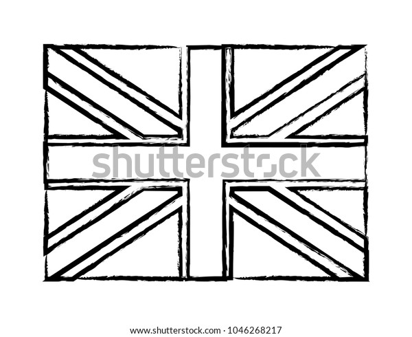 United Kingdom Flag Stock Vector (Royalty Free) 1046268217 | Shutterstock