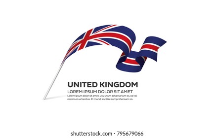 United Kingdom flag background