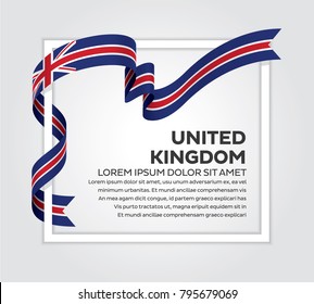 United Kingdom flag background