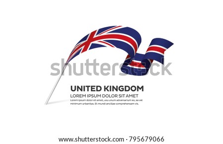 United Kingdom flag background