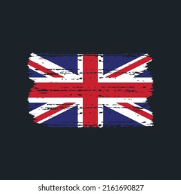United Kingdom Flag Brush. National Flag