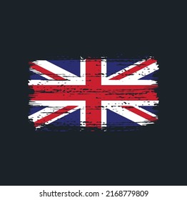 United Kingdom Flag Brush. National Flag