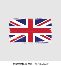 United Kingdom Flag Brush. National Flag